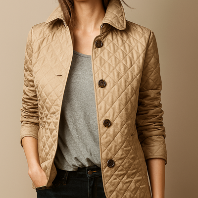 Madona Quilted Button Jacket