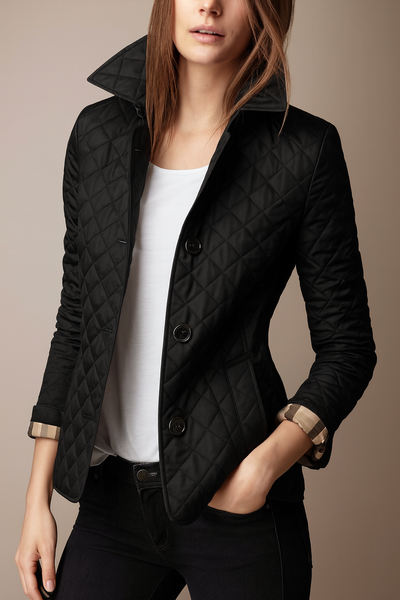 Madona Quilted Button Jacket