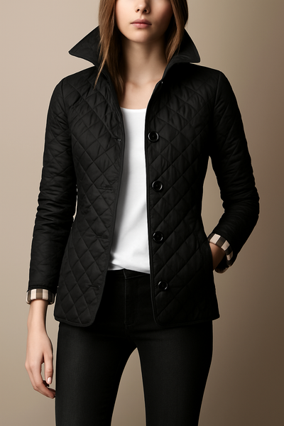 Madona Quilted Button Jacket