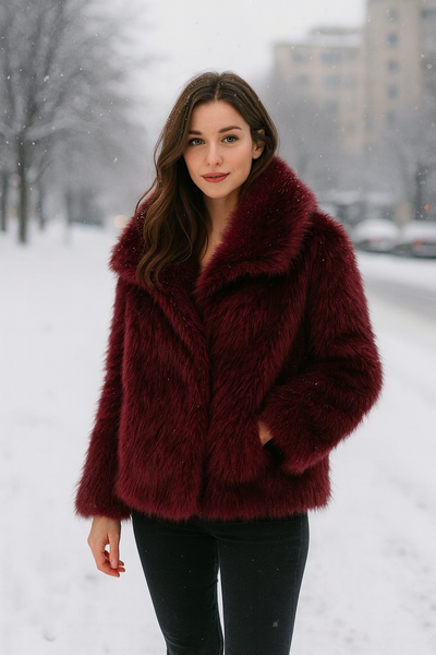 Nordic Plush Faux Fur Jacket