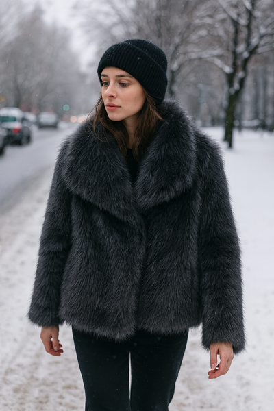 Nordic Plush Faux Fur Jacket