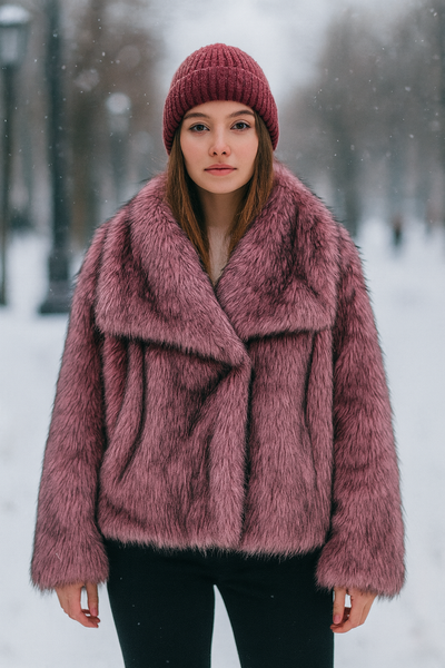 Nordic Plush Faux Fur Jacket