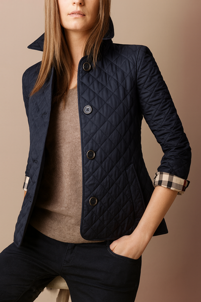 Madona Quilted Button Jacket