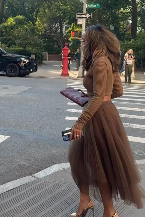 Tulle Midi Skirt Set