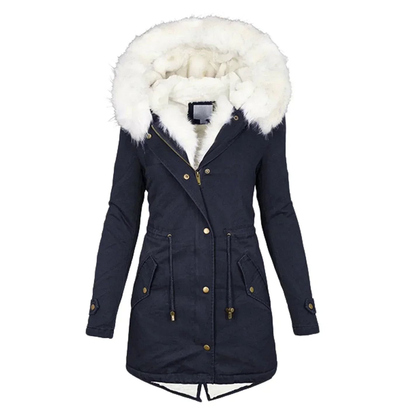 Giulia - Winter Coat with Faux Fur Lining