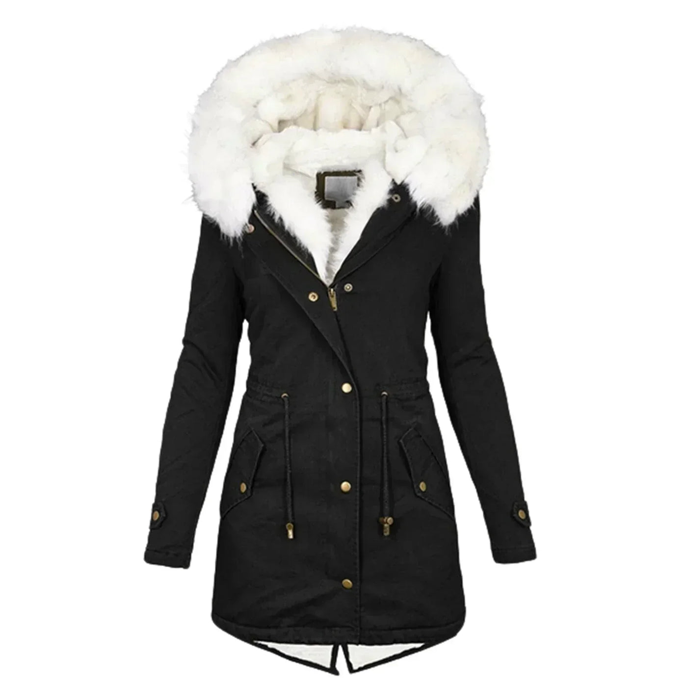 Giulia - Winter Coat with Faux Fur Lining