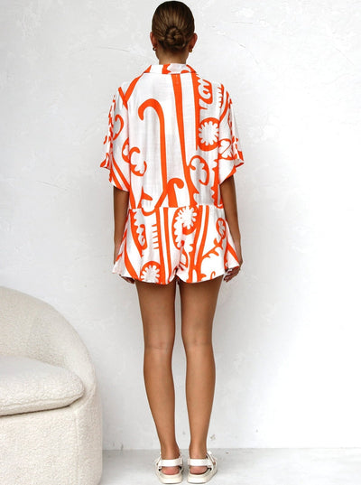 Evie Playsuit ORANGE