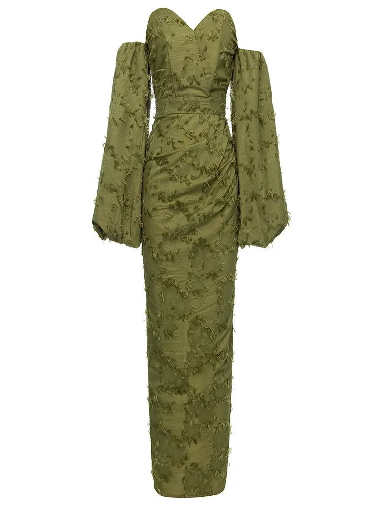 Sexy Strapless Long Evening Gown