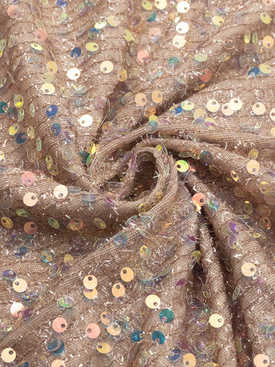 Sexy Strapless Sequin High Slit Dress