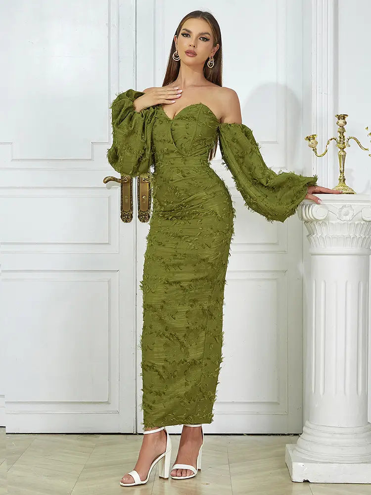 Sexy Strapless Long Evening Gown