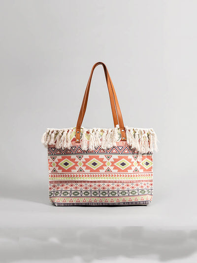 Canvas Printed Shoulder Bag
