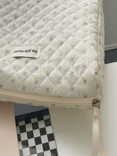 Floral Print Makeup Bag