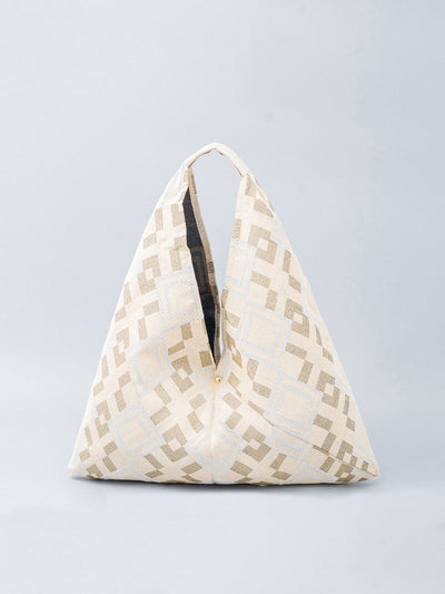 Canvas Triangle Bag - Printed