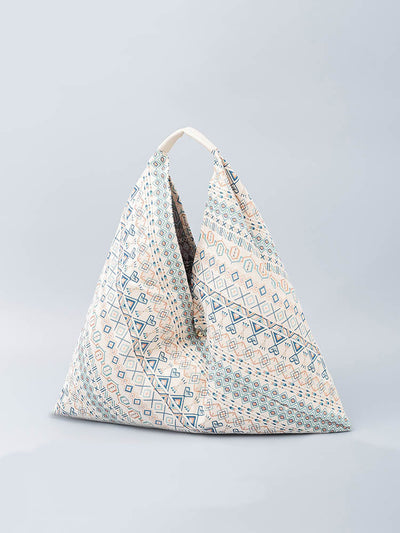 Canvas Triangle Bag - Printed