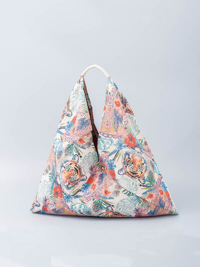 Canvas Triangle Bag - Printed
