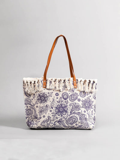 Canvas Printed Shoulder Bag