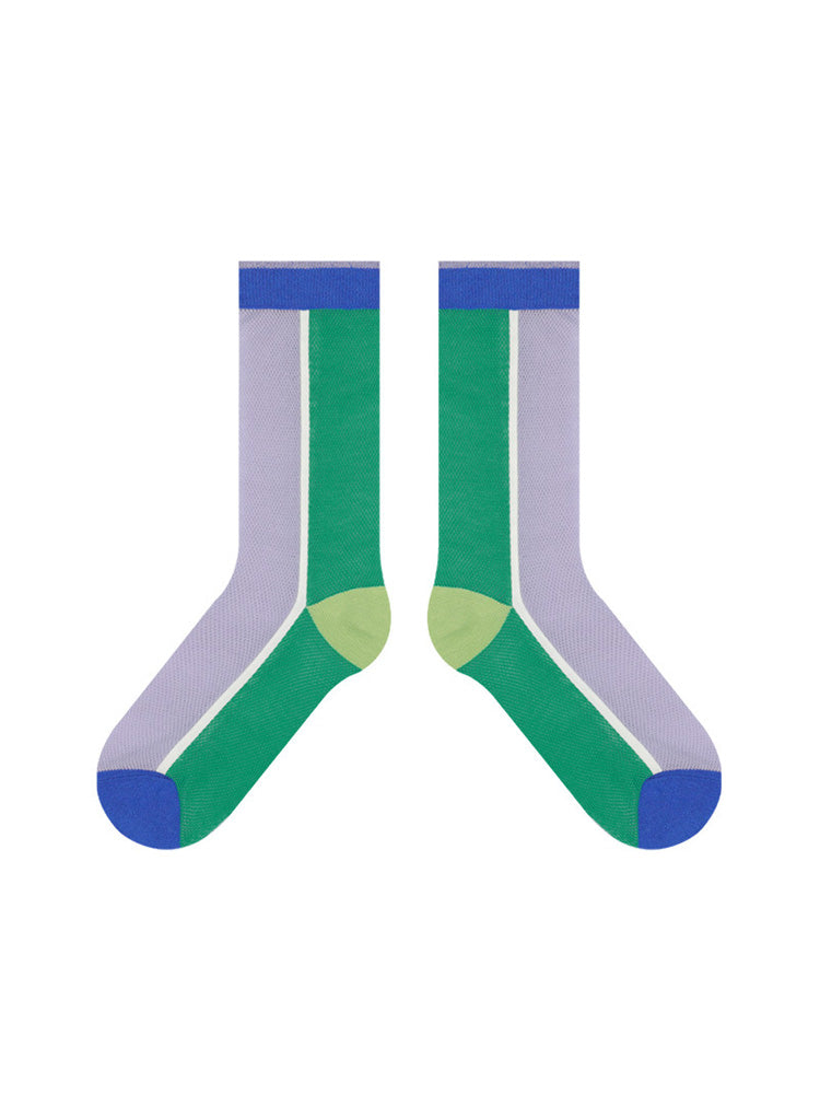 Ultra-Thin Sheer Crystal Glass Silk Socks