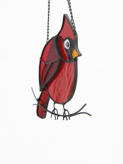 Red Feathered Bird" Hanging Decoration