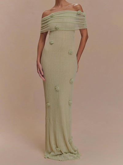 Orchid Knit Maxi Dress