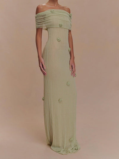 Orchid Knit Maxi Dress