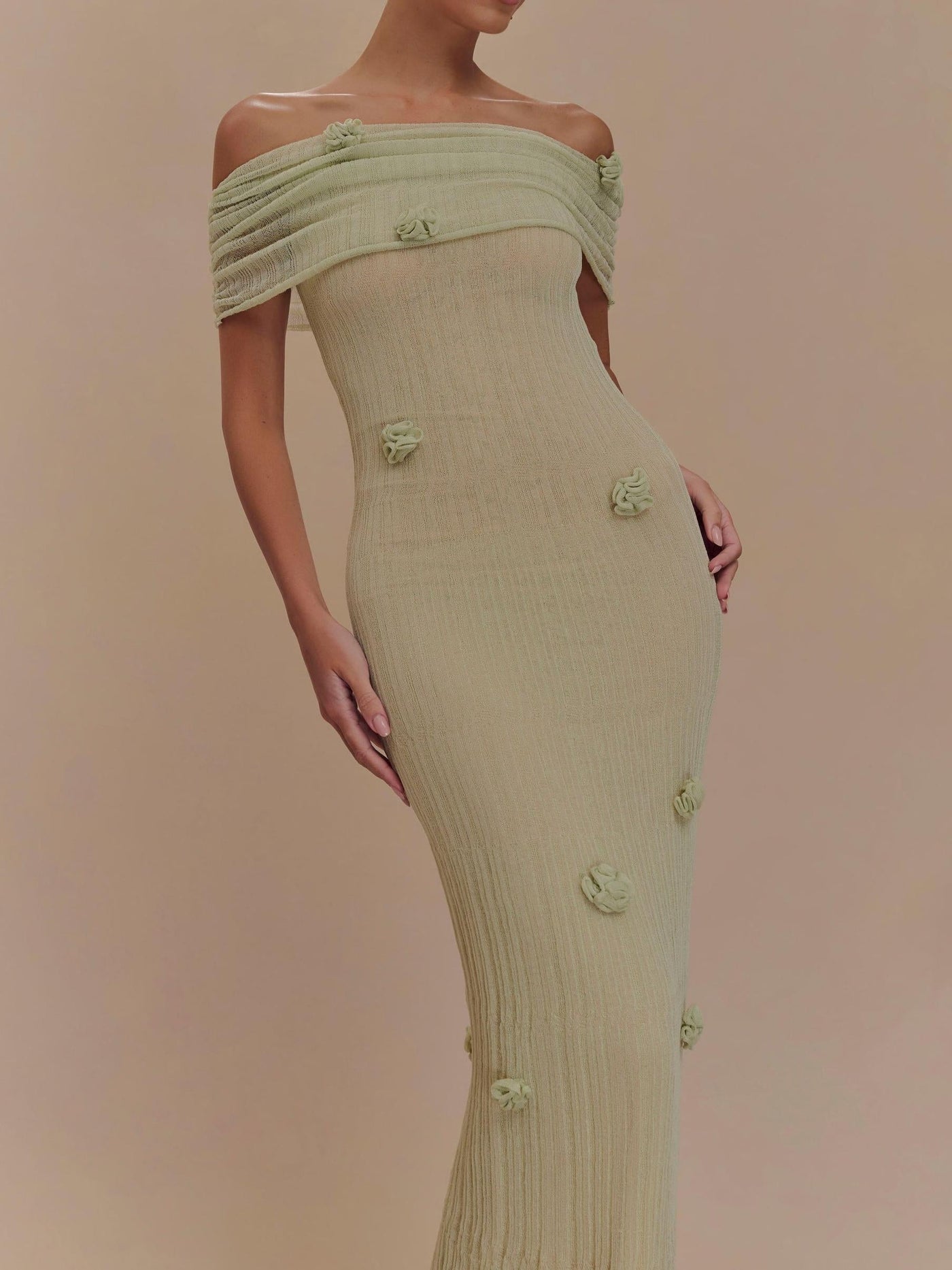 Orchid Knit Maxi Dress