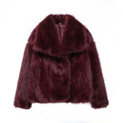 Nordic Plush Faux Fur Jacket