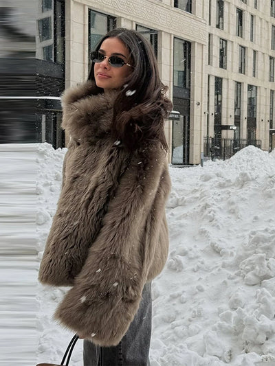 Arctic Luxe Faux Fur Jacket