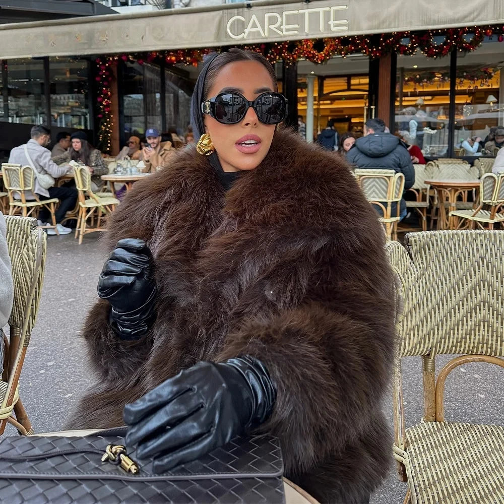 Nordic Plush Faux Fur Jacket