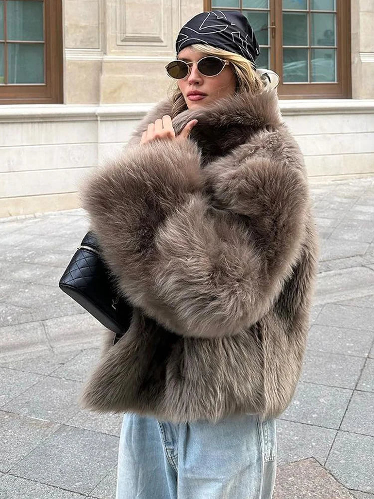 Arctic Luxe Faux Fur Jacket