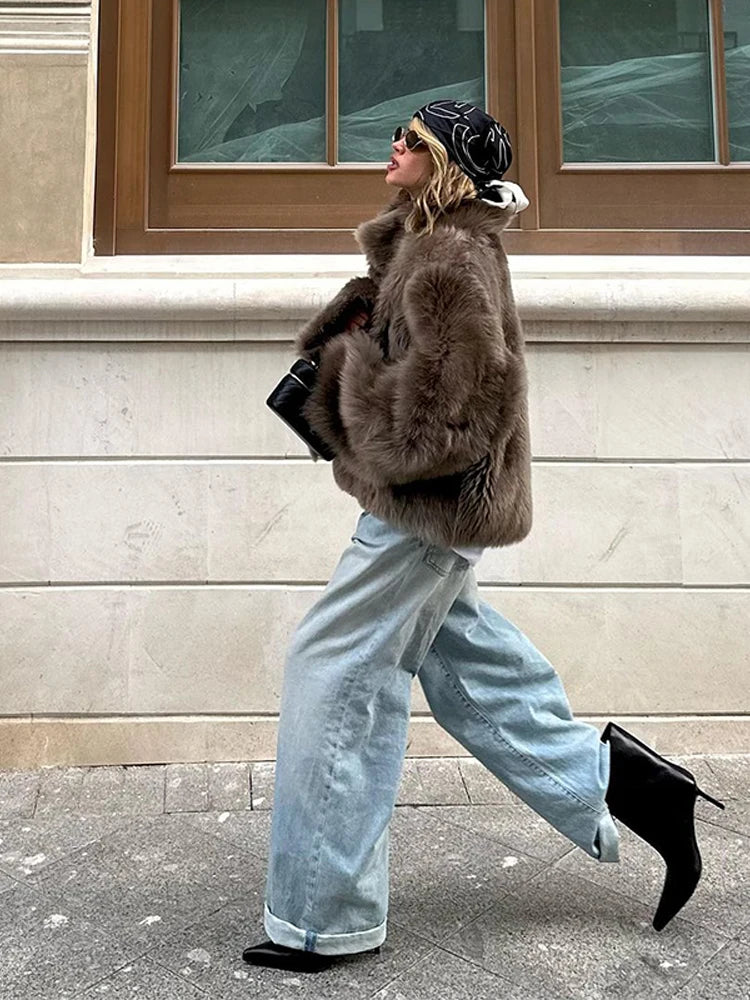 Arctic Luxe Faux Fur Jacket