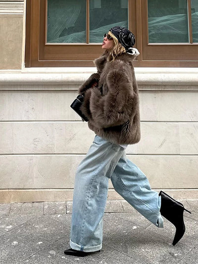 Arctic Luxe Faux Fur Jacket