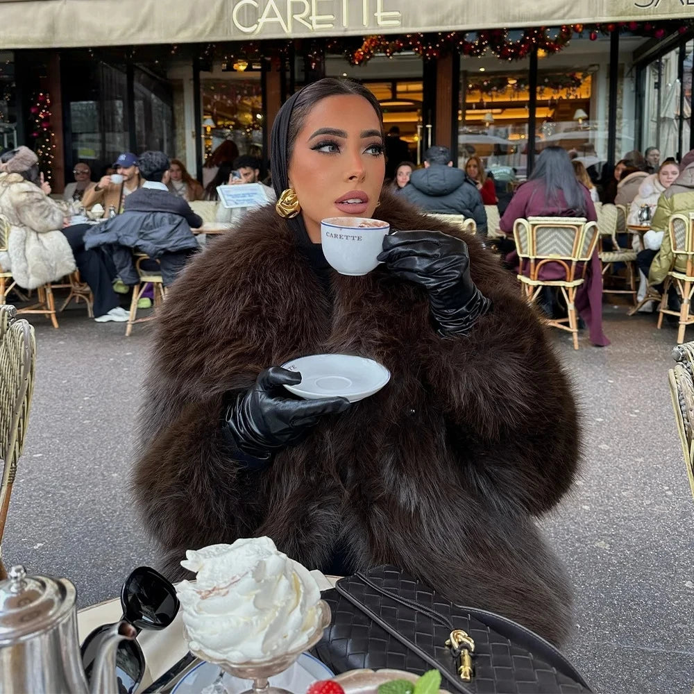 Nordic Plush Faux Fur Jacket