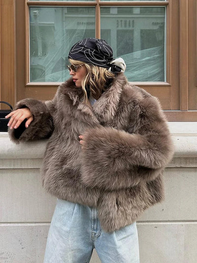 Arctic Luxe Faux Fur Jacket