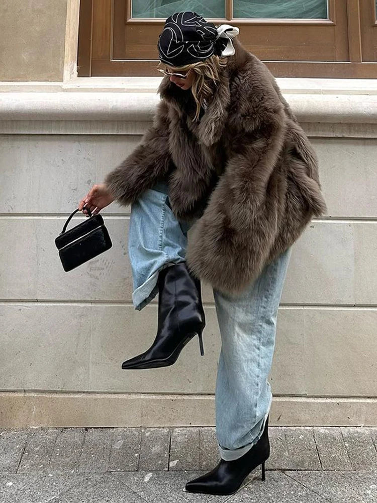 Arctic Luxe Faux Fur Jacket