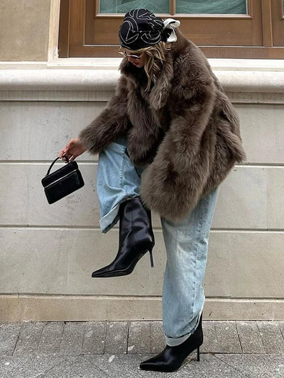 Arctic Luxe Faux Fur Jacket