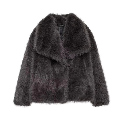 Nordic Plush Faux Fur Jacket
