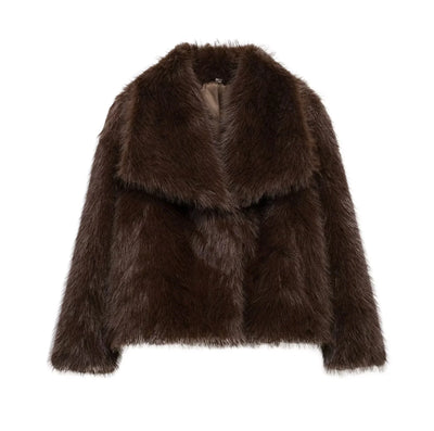 Nordic Plush Faux Fur Jacket