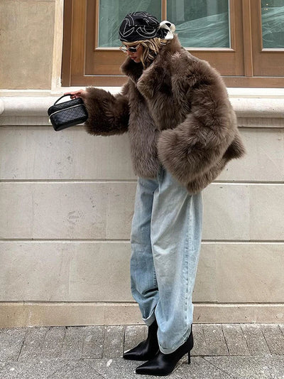 Arctic Luxe Faux Fur Jacket