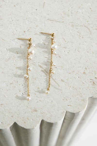 18K Gold Plated Celestial Flora Earrings