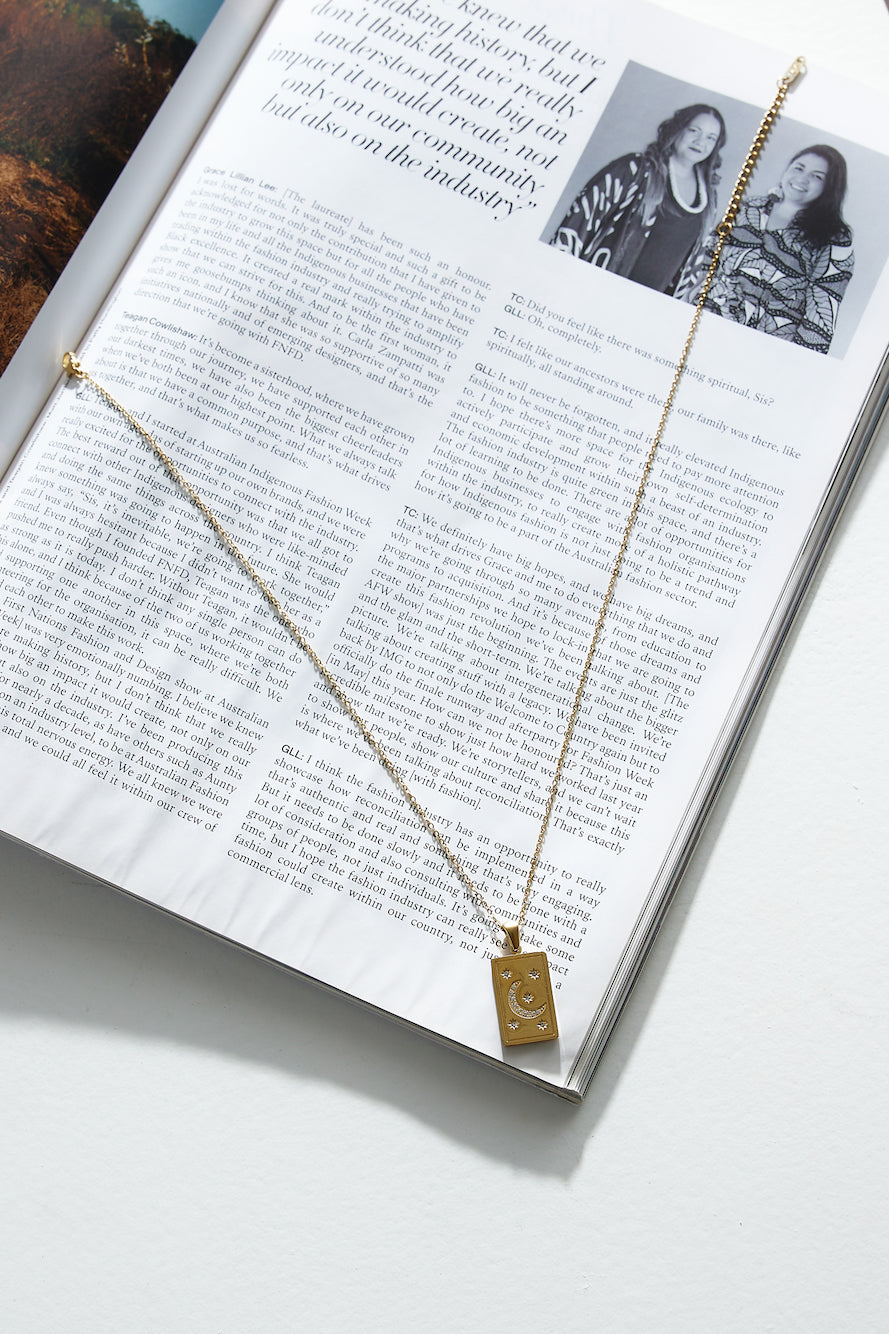 18K Gold Plated Star Rise Necklace