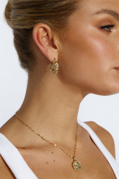 18K Gold Plated Standing Ovations Necklace