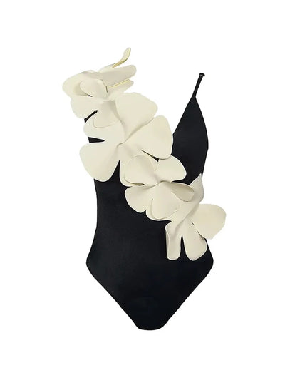 Tie Fresh Floral Swimsuit Set