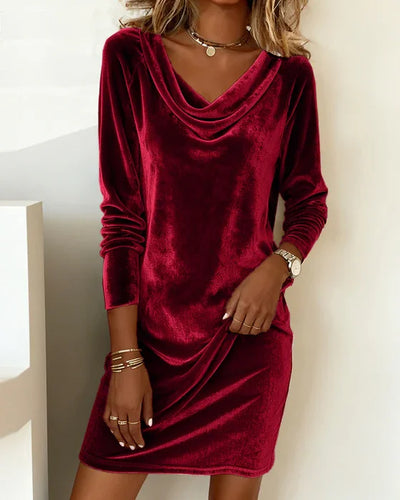 Celeste | Loose Fitting Velvet Dress