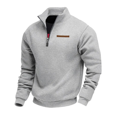 Casual fleece trui voor heren