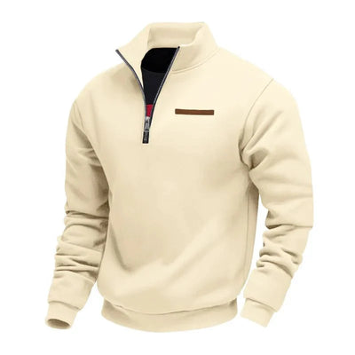 Casual fleece trui voor heren