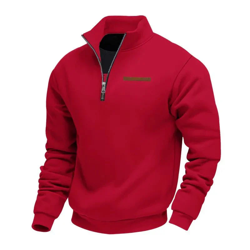 Casual fleece trui voor heren