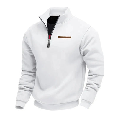Casual fleece trui voor heren