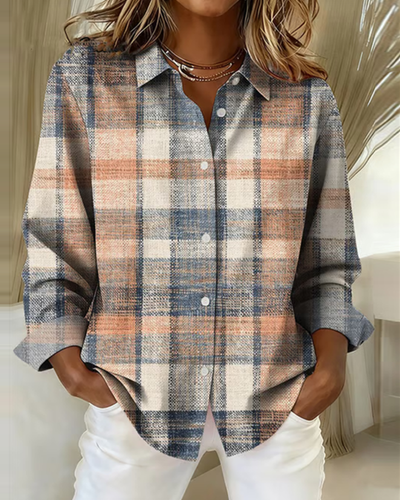 Stella® | Vintage-style shirt with check pattern