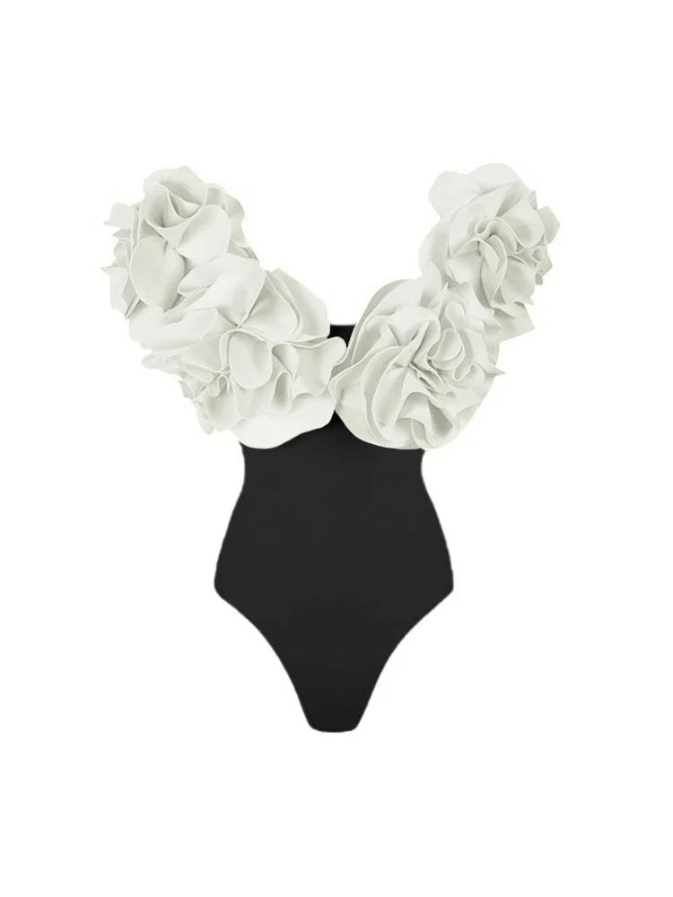 Strapless Solid Color Luxe One-Piece