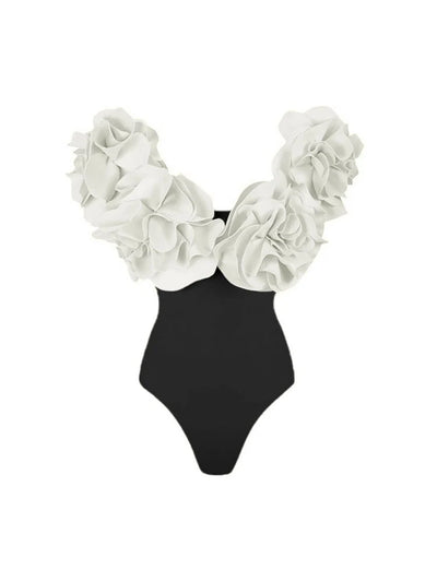 Strapless Solid Color Luxe One-Piece